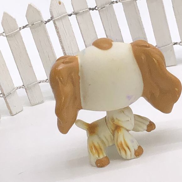 Littlest Pet Shop No # LPS Authentic Cocker Spaniel Dog Puzzle Green Eyes 2006 - Picture 4 of 7